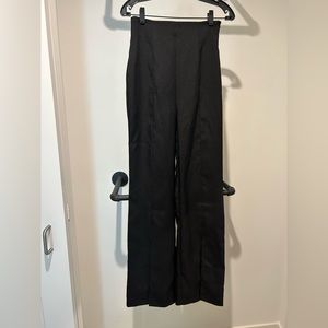 BOOHOO - BLACK WIDE LEG PANT — US SIZE 6 / BRAND NEW W/ TAGS